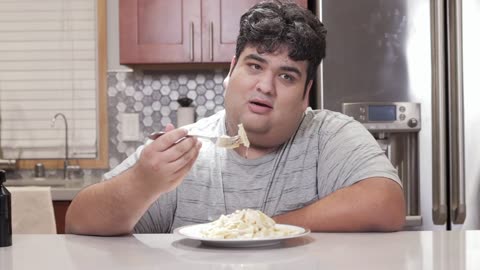 Creamy Garlic Pappardelle Pasta with Panchetta