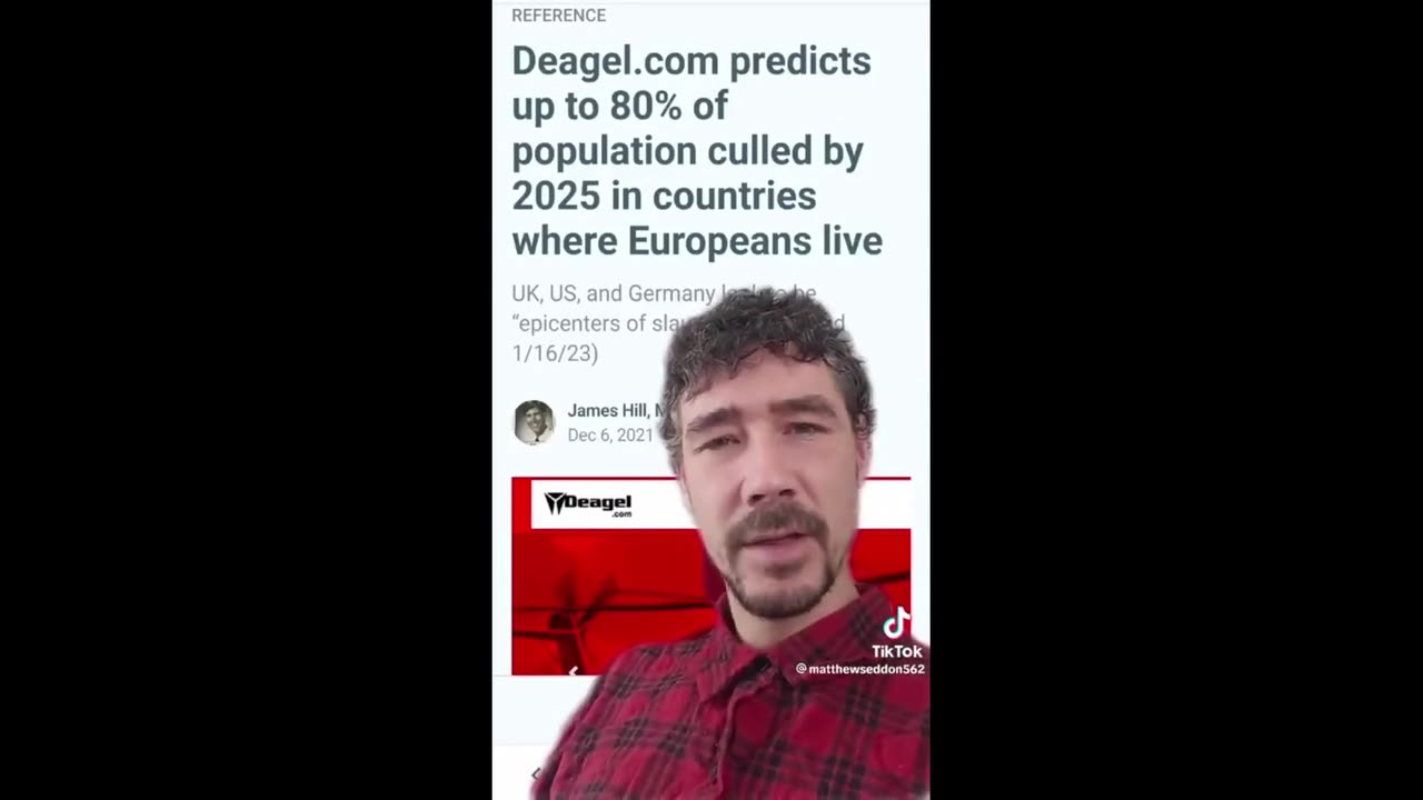 Deagle.com Predicts Huge Population Reduction