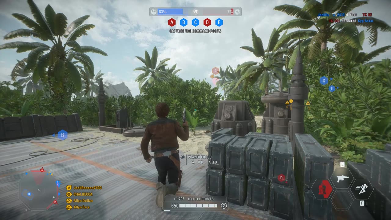 Star Wars Battlefront II: Instant Action Supremacy Rebel Alliance Scarif Gameplay