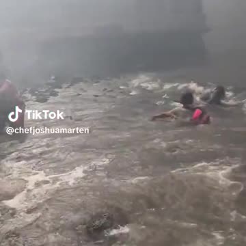 New Video Emerged Showing People Jumping in the Ocean After Wildfires in Lahaina, Maui, Hawaii
