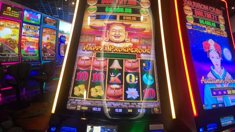 Dragon Cash Happy & Prosperous Slot Machine Play Bonuses Free Games!