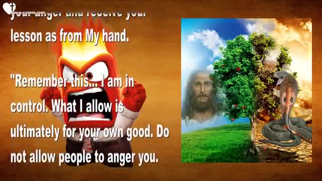 Nothing happens without My Permission... So all your Anger pertains to Me ❤️ Love Letter from Jesus