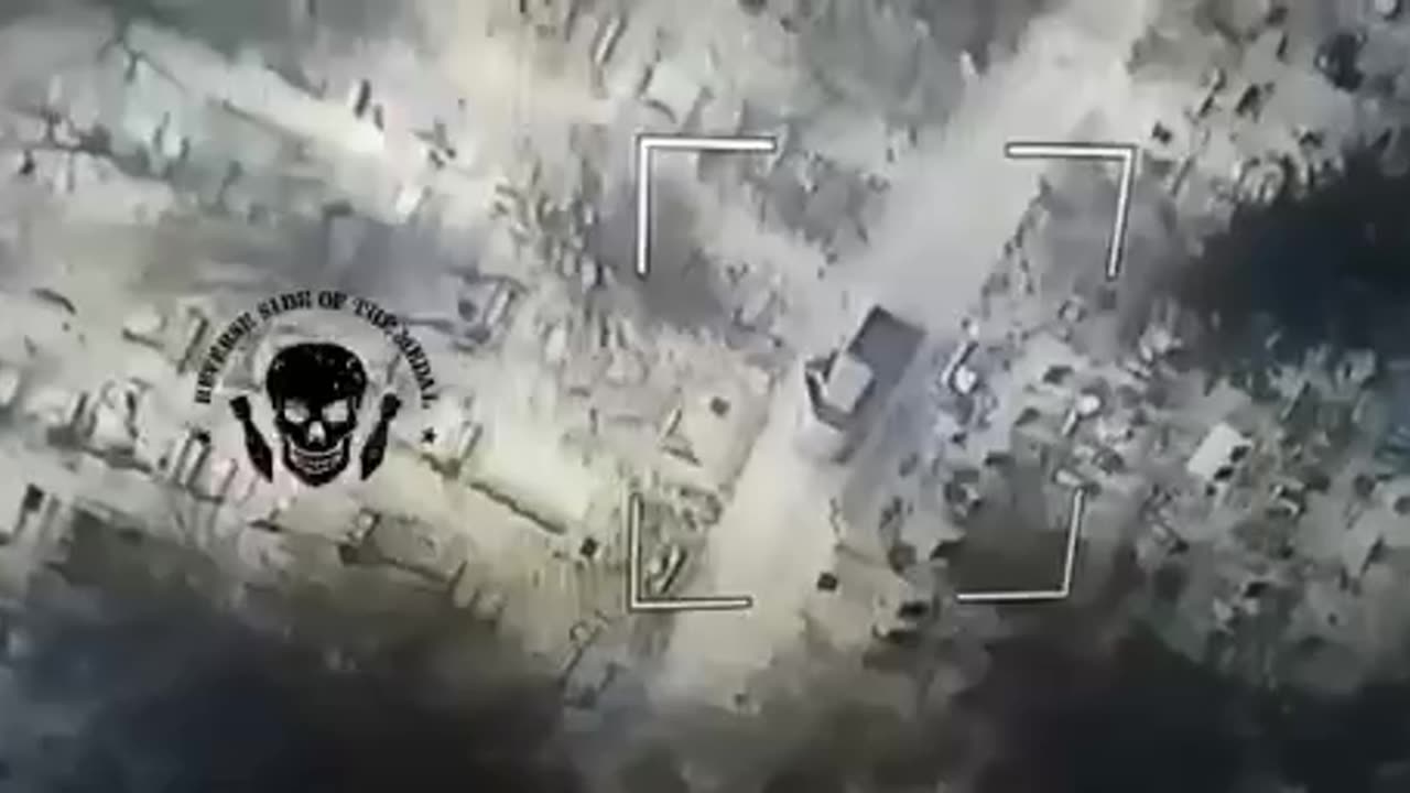 Russia. An enemy pickup truck destroyed by an Orchestra artillery strike in Bakhmut.