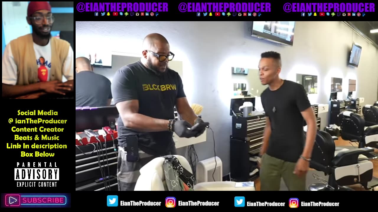 reacting to Iamsosunny When she comes in to finesse the barber for a free cut @dicethebarber