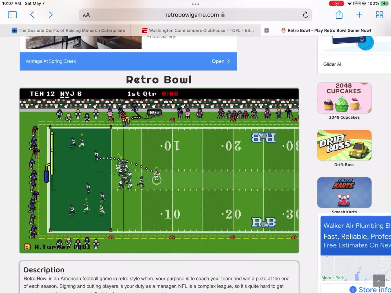 The First of the 2-Game Series! NYJ Retro Bowl Gameplay #26