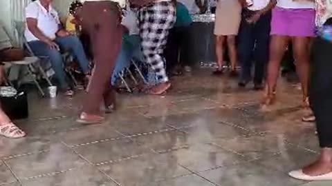 A dancing man