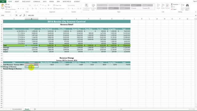 Shelly Cashman Excel 2013 Chapter 2 SAM Project 1b