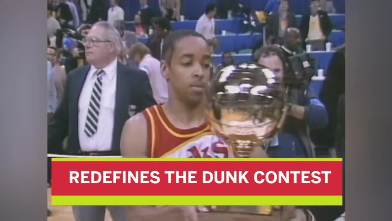 5-foot-7 Spud Webb wins 1986 NBA Slam Dunk Contest | ESPN Archive