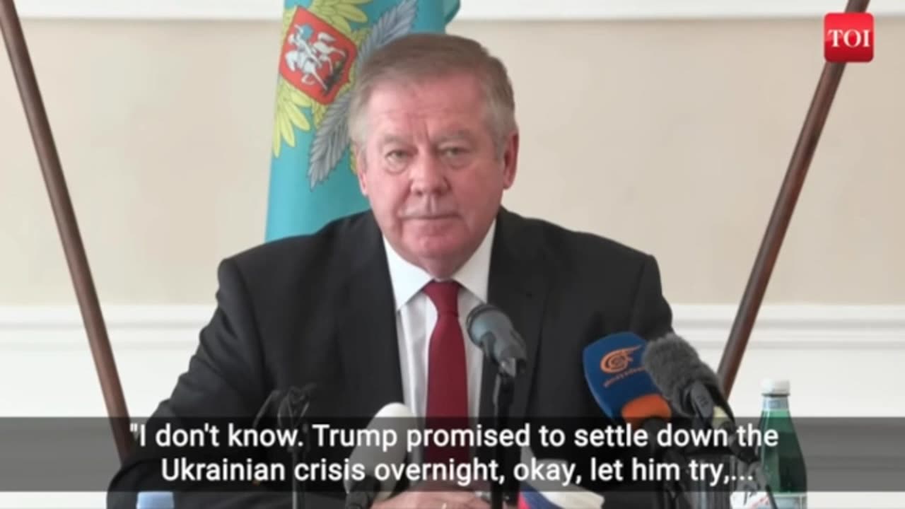 Russian UN Envoy GENNADY GATILOV : Russia Looking AT What Trump Could Do To De-escalate