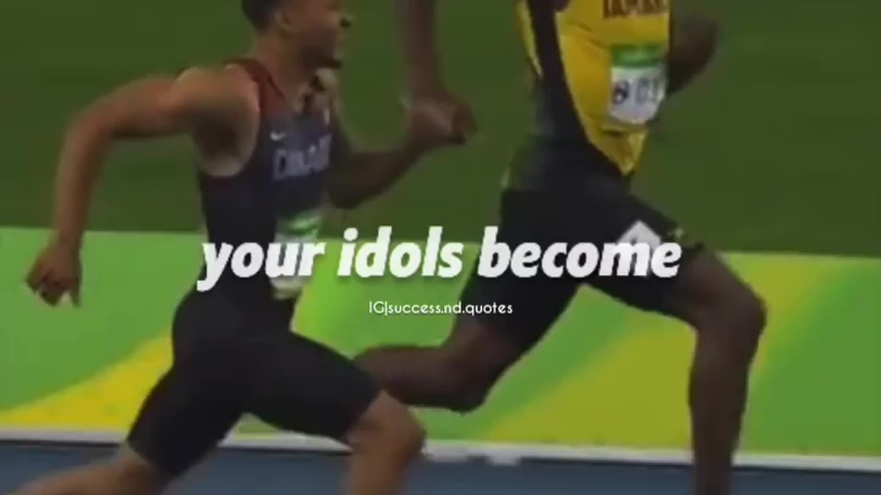 Work until your idol becomes your RIVAL