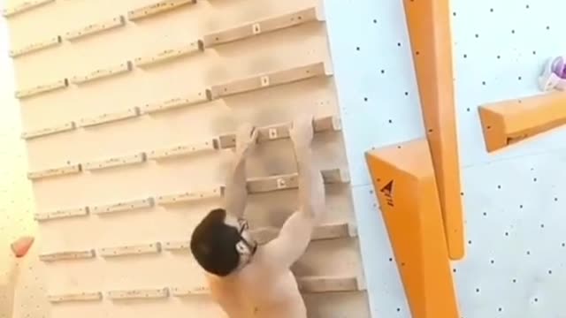 Climber is impressive 😮‍💨 (alessandro_santoniIG) #climbingtraining #climbingwall #nodaysoff