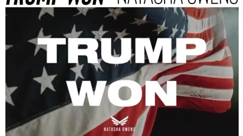 Trump Won - Natasha Owens🔥❤️🇺🇸