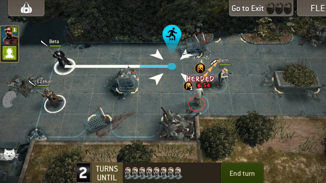 The Walking Dead No Man's Land Dodging The Dead Round 69