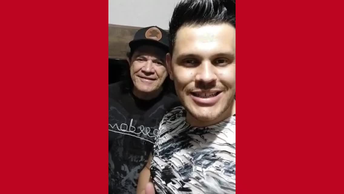 João Moreno e Mariano na rádio Aurora Sertaneja