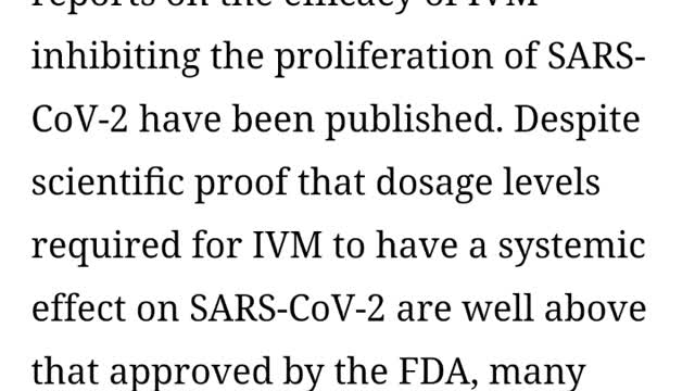 Ivermectin is part of the hijack