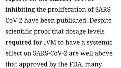 Ivermectin is part of the hijack