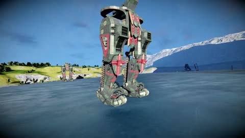 Space Engineers XBOX Mecha. more detail added to leg set