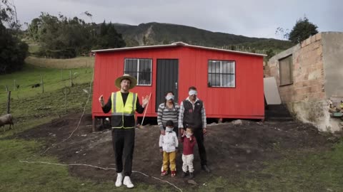 I Built 100 Houses And Gave Them Away! Mr beast video