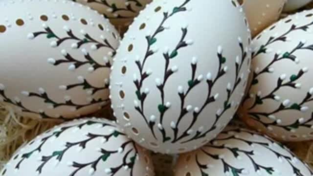 Artistic egg decoration/beautiful new craft ideas