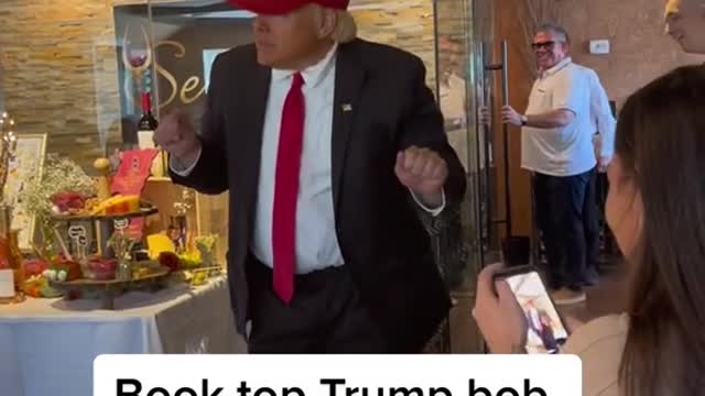 Trump shocks bridal shower in Pelham, NY