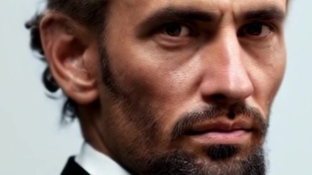 younger Abraham Lincoln with A.I
