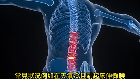 椎間盤突出劇痛感 兩招有效舒緩疼痛