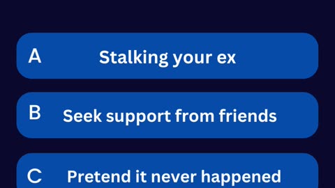 How should you deal with a breakup?