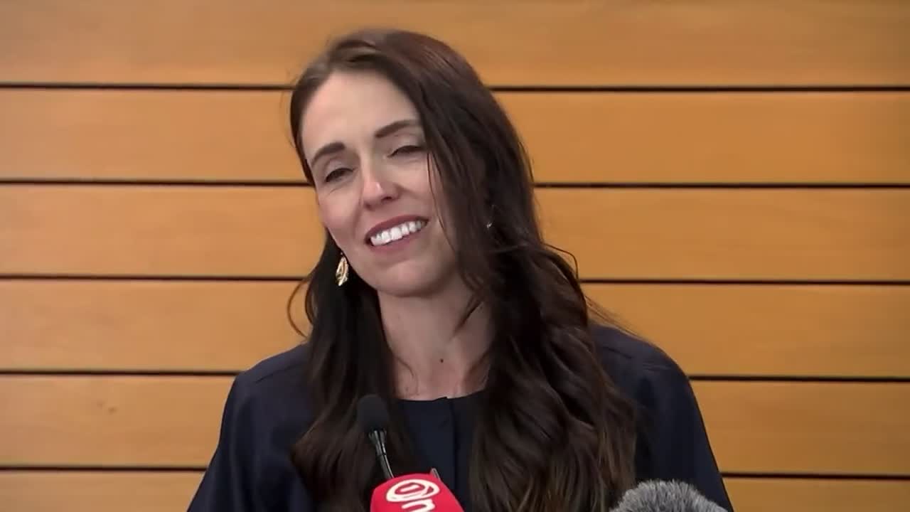 Jacinda Ardern holds back tears resigns as Prime Minister of NZ. The house of cards is tumbling.