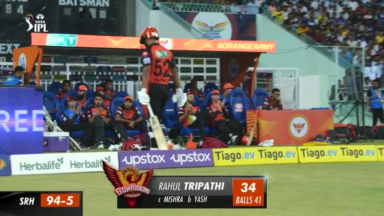 Lucknow super gents VS Sunrisers Hyderabad #highlight