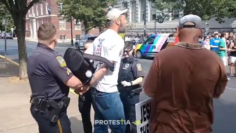 Christian American Arrested For Reading Bible At Pennsylvania Pride Event