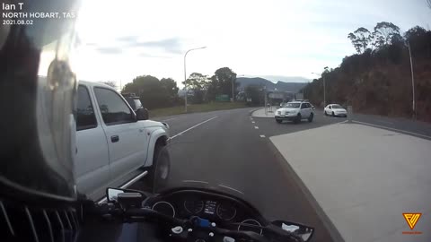 Close call on the way home. 2021.08.02 — NORTH HOBART, TAS