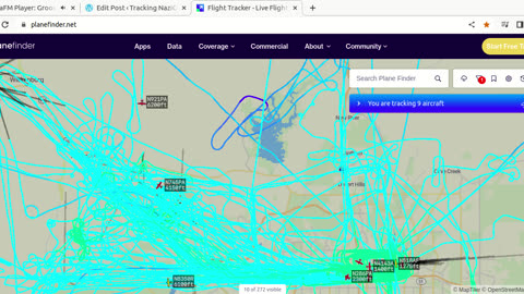 N921PA N745PA lawn mowing chinese pilots over Wittmann and US60 - 4pm