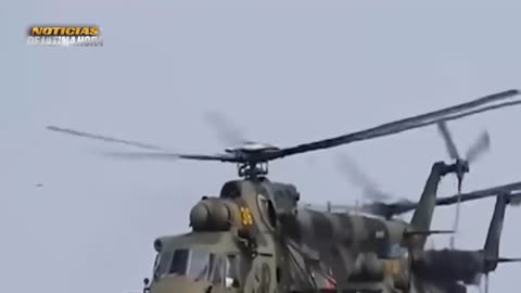 Un piloto ruso se escapa en un helicóptero Mi 8 hacia las fuerzas ucranianas