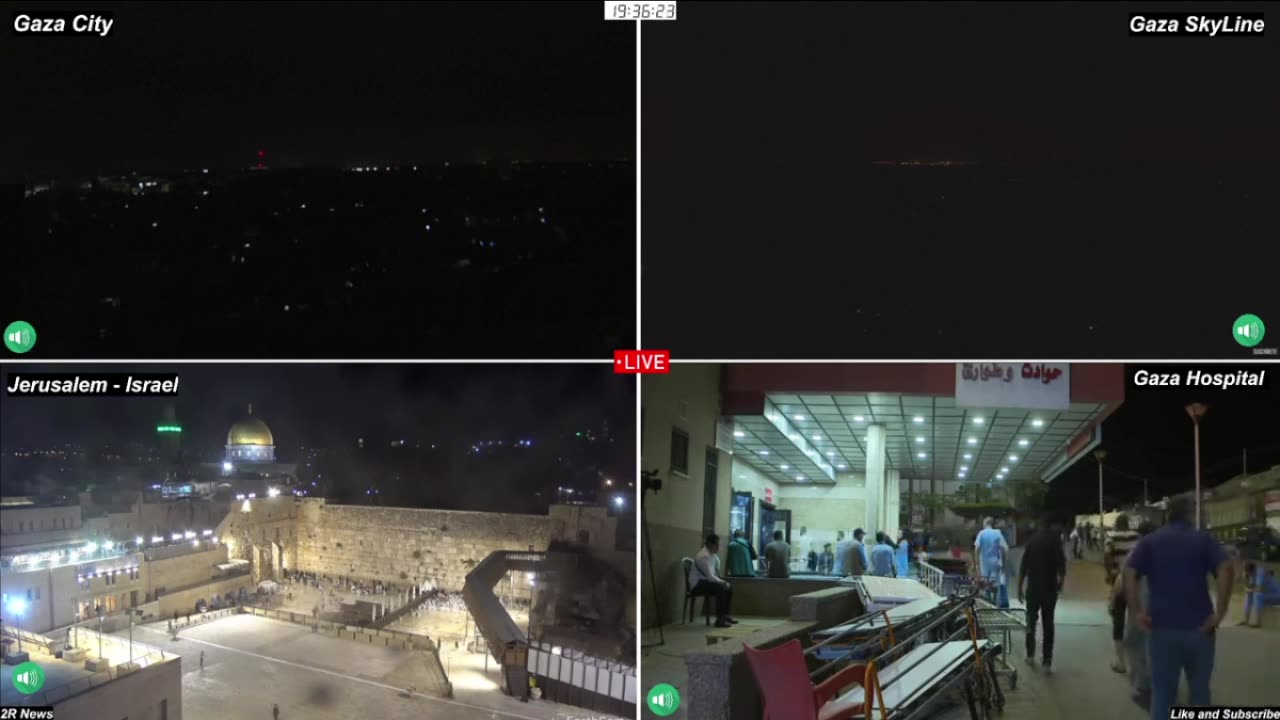 Gaza Live: Real-time HD Camera Feeds from Gaza