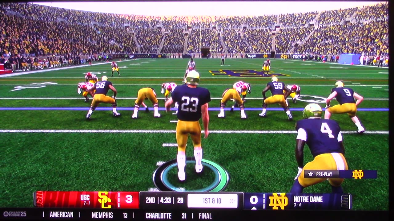 CollegeFootball25: Notre Dame vs USC