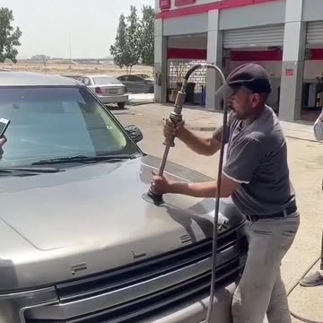 Pnumatic dent removal