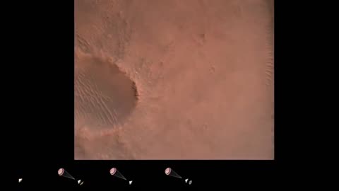 Mars on board camera view