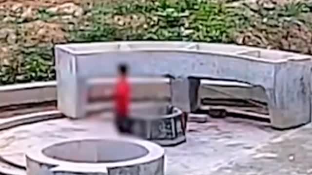 Be careful with holes on the street