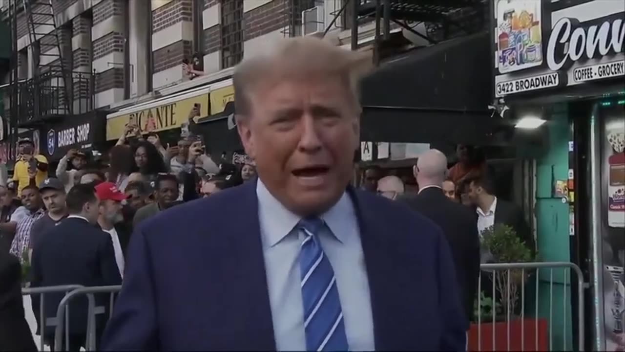 President Donald J. Trump Visits New York City Bodega Victimized By Soros-Funded D.A. Alvin Bragg