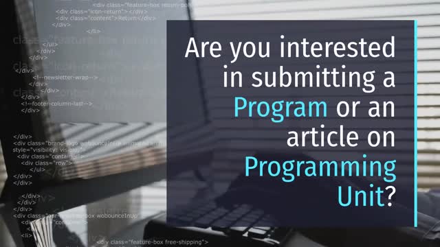 Programming Unit