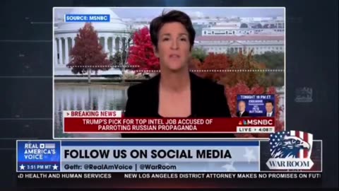 WOW - Bannon destroys Rachel Maddow!! and tells her to “Lawyer Up”