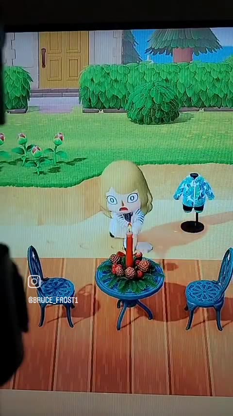 M3gan if she was in Animal crossing