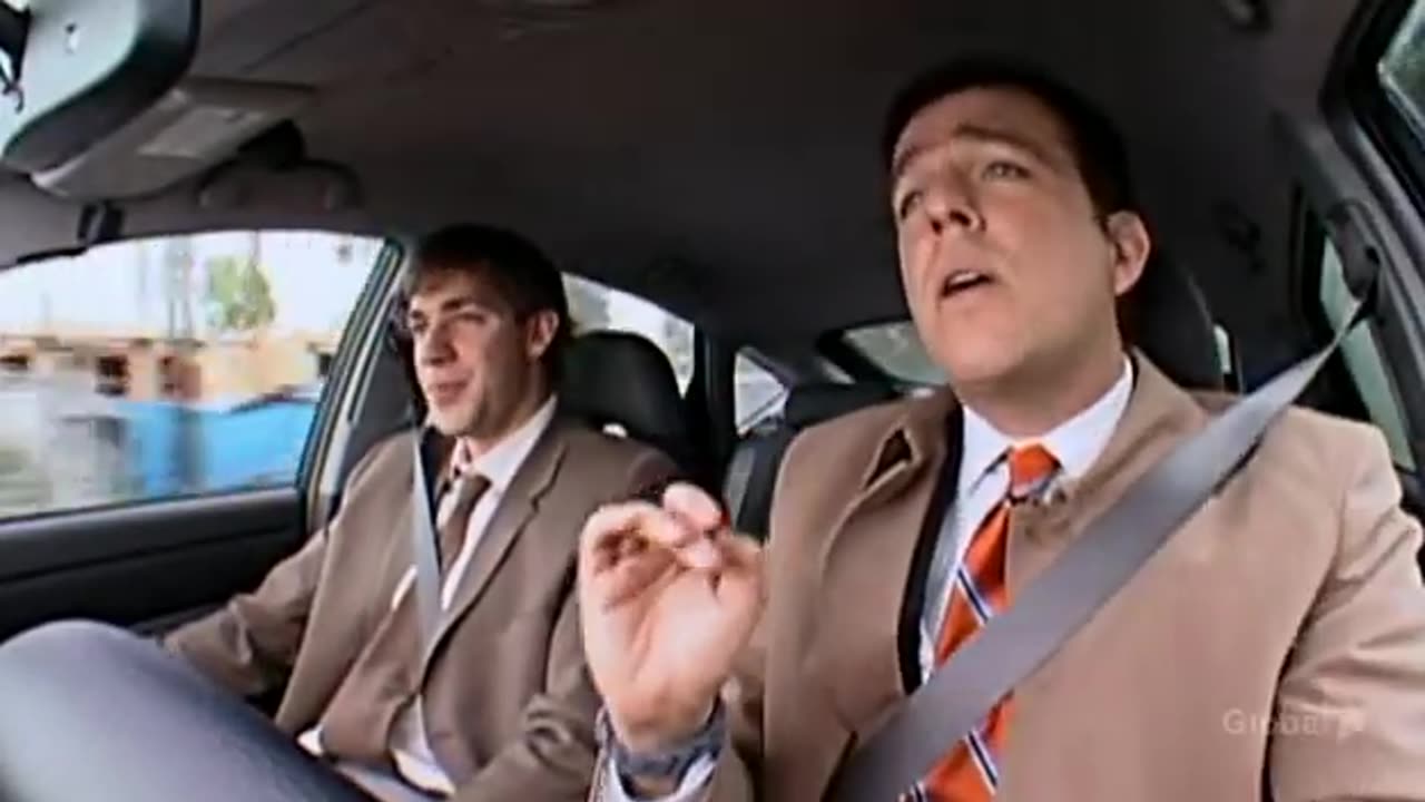 THE OFFICE IN THE CAR MOMENTS!!