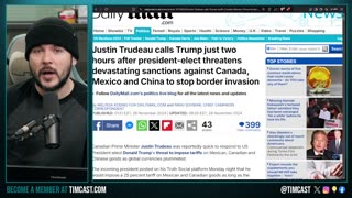 Trump Tariff ALREADY WINS, Mexico & Canada PANIC Stop Migrants, Trudeau Calls Trump INSTANTLY