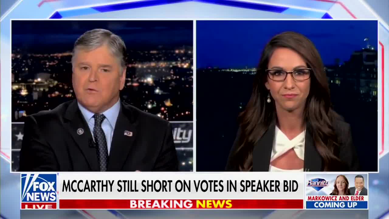 Rep. Lauren Boebert Goes on Hanity, Whoops His Ass on His Own Show