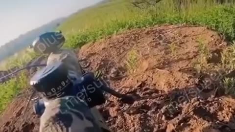 Ukrainian Sniper at Work