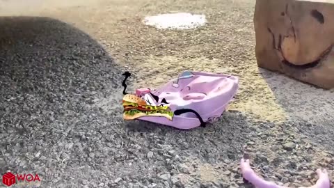 Experiment Car vs Jelly ,Toothpaste, Coca Cola _ Crushing Crunchy & Soft Things by Car _Woa Doodland