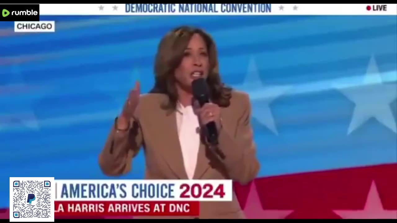 KAMALA MAKES SUPRISE VISIT TO DNC