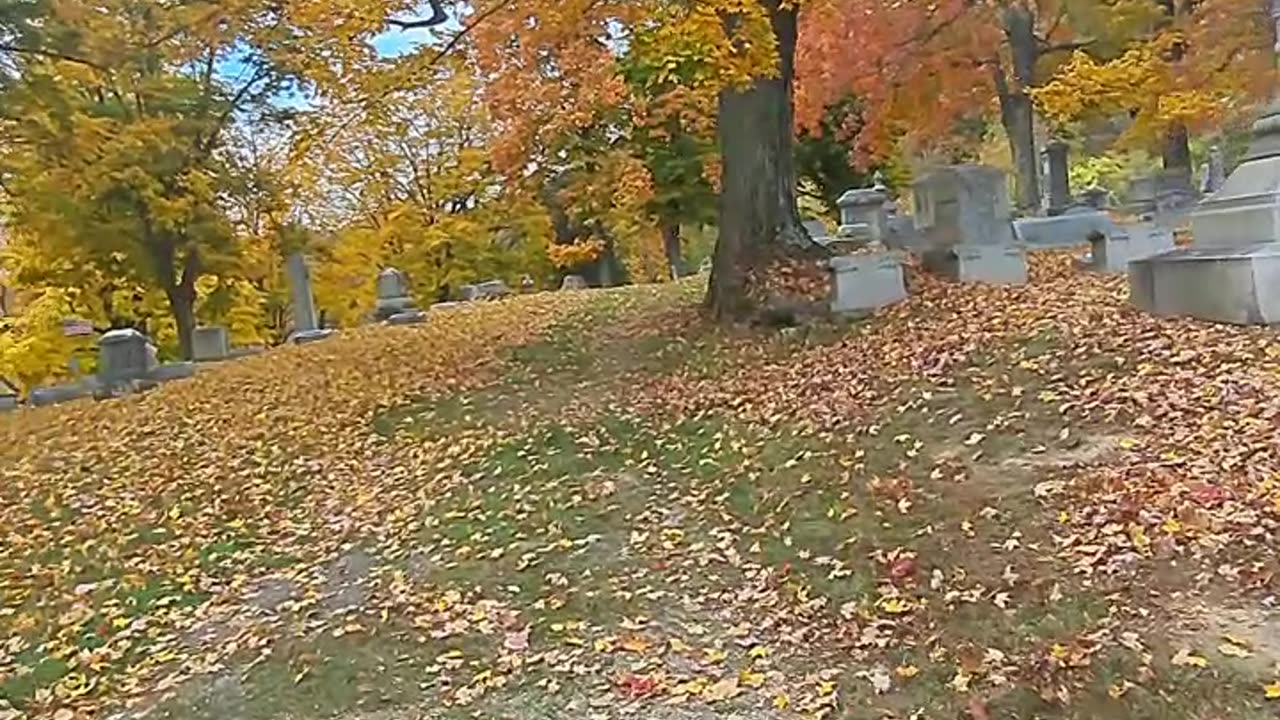 A 1880's tombstone fell apart as I drove by last time, the colors were beautiful this time.