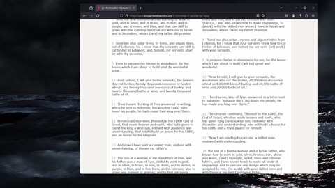 2 Chronicles 1-2